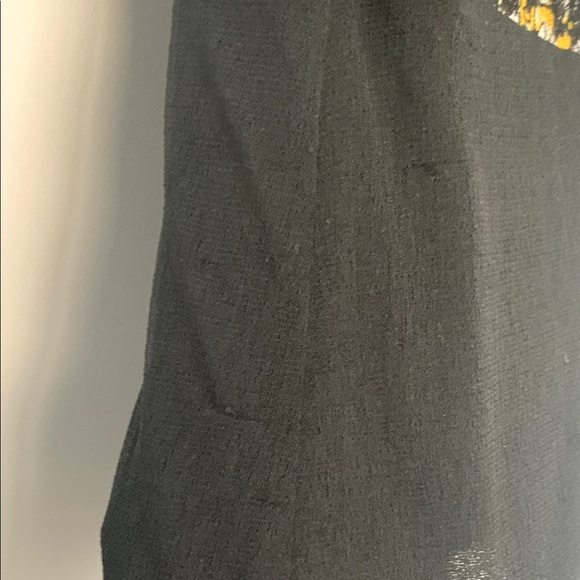 Diane von Furstenberg - Black/Yellow/White Women's Top - Silk and Mesh - Picture 6 of 8